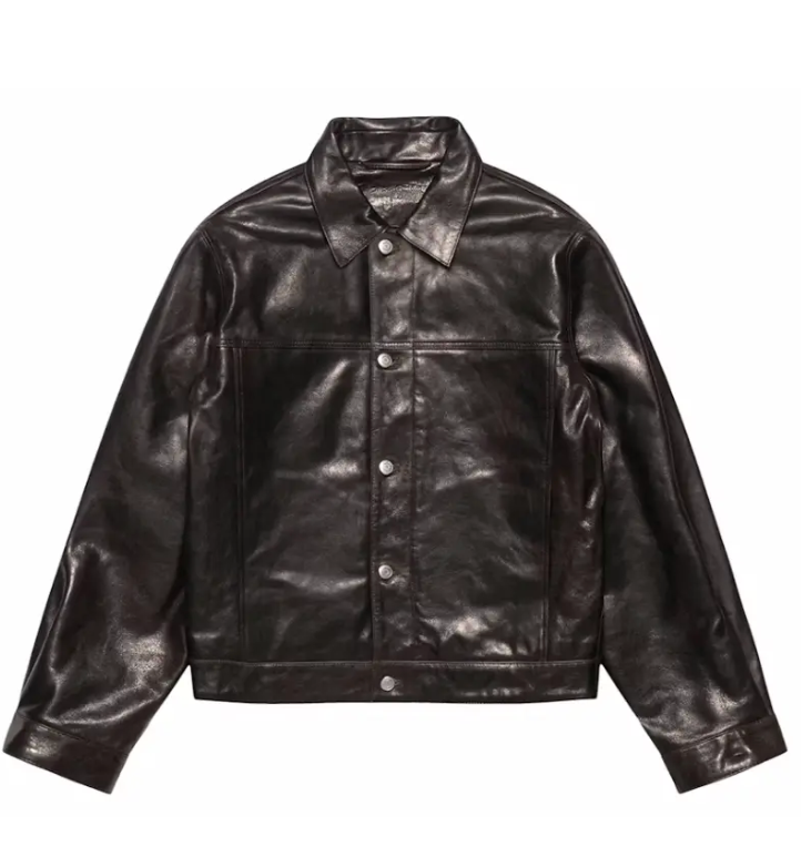 ジャケット・アウター STUSSY TRUCKER JACKET LEATHER Stussy Trucker Leather Jacket | eBay