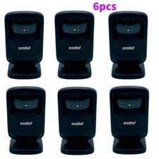 6PACK Zebra Symbol DS9208-SR00004NNWW USB Hands-free ID 2D QR Barcode Scanner