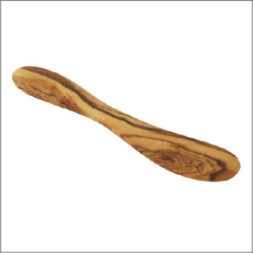 Coltello da burro in legno di ulivo mediterraneo - Foto 1 di 8