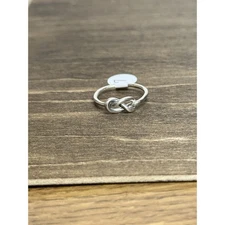 Seller-Made Sterling Silver Infinity Knot Ring