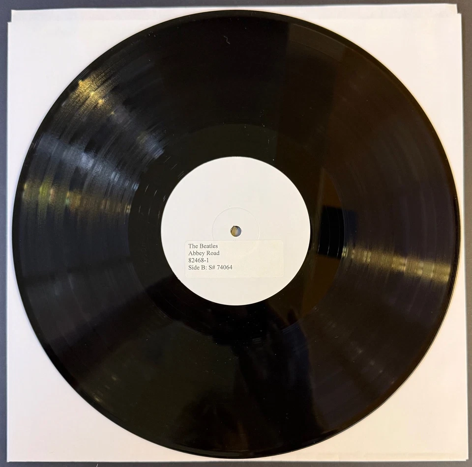 THE BEATLES Abbey Road TEST PRESSING 180g VINYL LP 2012 Remaster US Apple RARE - Image 3 of 4
