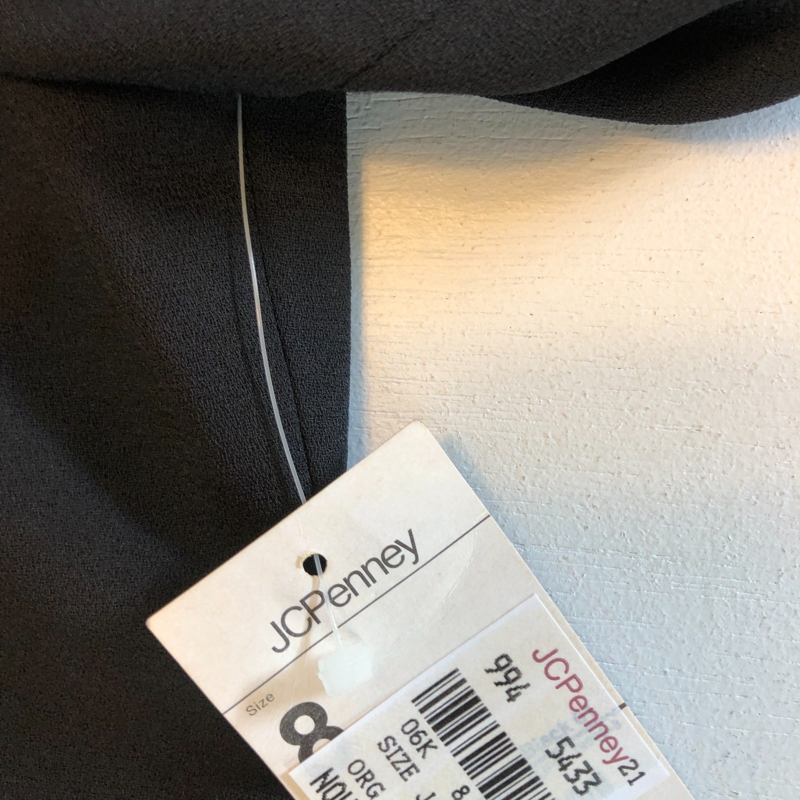 Jacqueline Ferrar Black Crepe Open Front Jacket Sz 8 NWT Crop Bolero Style Lined