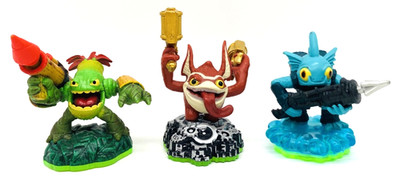 Skylanders Spyros Adventure Zook Trigger Happy Gill Grunt grün