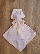 So Dreamy Pink Elephant Plush Lovey Security Blanket Soft SL Home Fashions 15"