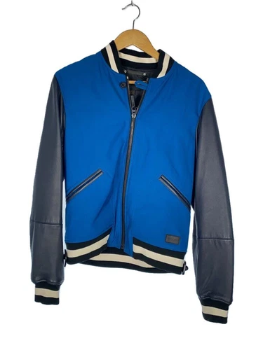 Giacca Coach Stadium S Poliestere Blu F86139 Usata