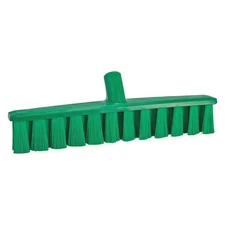 Vikan 31732 15 1/4 In Sweep Face Broom Head, Medium, Synthetic, Green