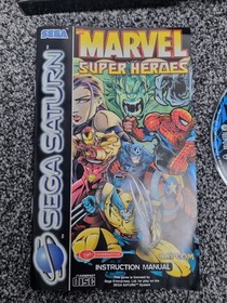 Marvel Super Heroes, Sega Saturn, PAL, Complete, *VGC*