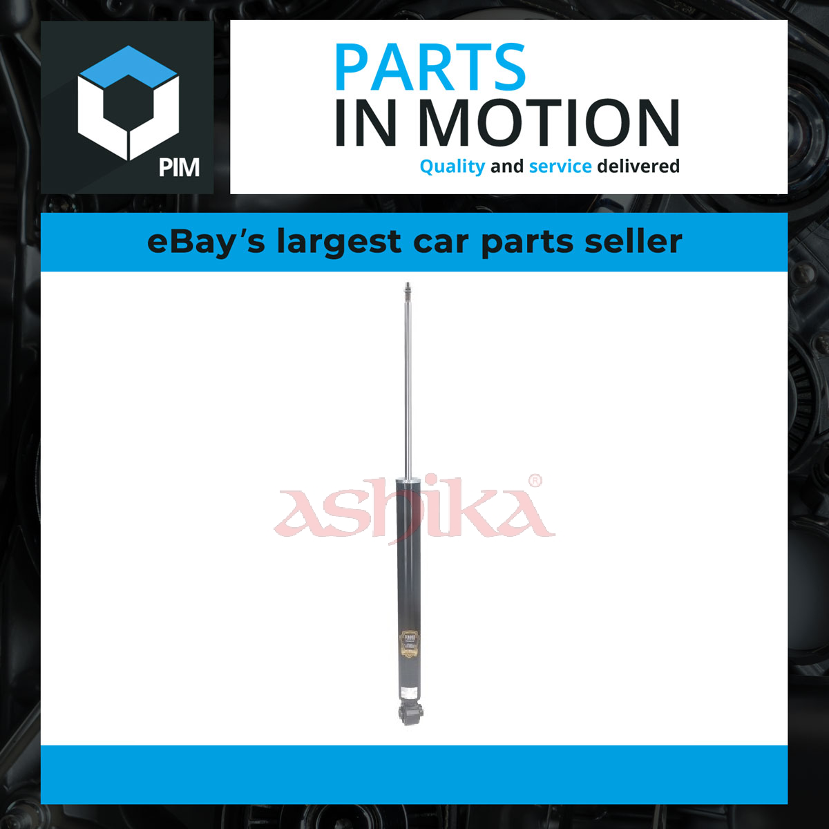 2x Shock Absorbers (Pair) fits MAZDA 2 1.5 Rear 07 to 15 Damper Ashika Quality - Image 9
