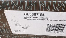 Brizo Allaria HL5367-BL Twist Lever Bathroom Faucet Handle Kit Matte Black New