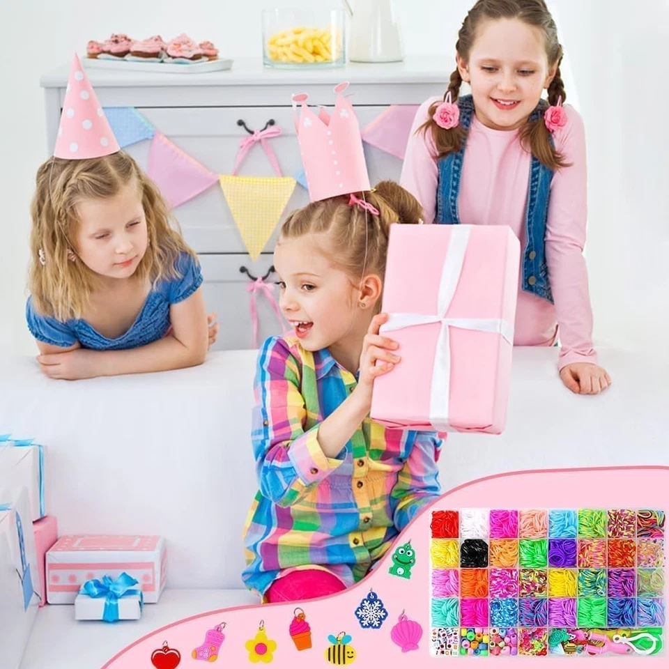 DIYDEC 2700+ Loom Bänder Set Für Armbänder, Loops Gummis Bänder Loom Rubber - Bild 3 von 4