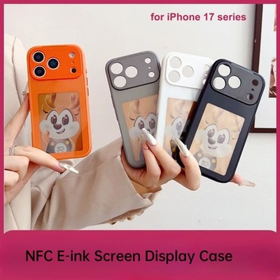  NFC E-ink Screen Display Case Fo iPhone17 Pro Max Transmission Photo Cover