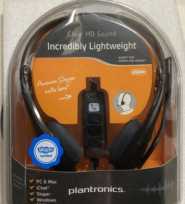 Plantronics .Audio 628 Black Headband Headsets