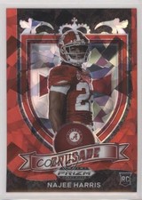 2021 Panini Prizm Draft Picks Crusade Red Ice Prizm Najee Harris #172 09j5