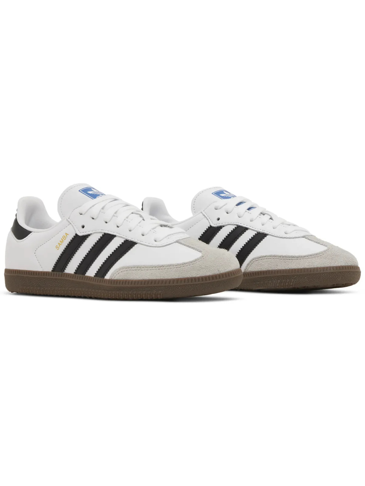 Adidas Originals Women's Samba OG Sneakers, White / Clear / Granite, IG9030