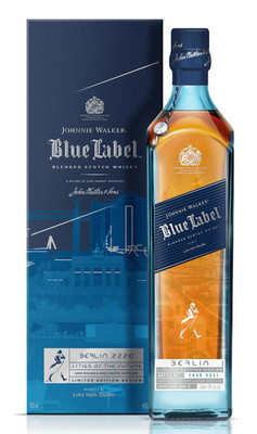(365,84 /l) Johnnie Walker Blue Label City of the Future BERLIN 2220 Edition Ble