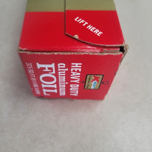 KMart Pure Aluminum Heavy Duty Broiler FOIL  SEALED  VTG  Kmart .66 Cent Tag  - Picture 5 of 6