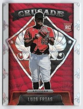 2022 Luis Frias Rookie Card Panini Chronicles Crusade Ruby Wave /199 #20 D-Backs