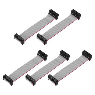 5 PCS 10cm IDC Flat Ribbon Cable 2.54mm 16Pin FC To FC Connector Jumper