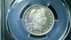 PCGS 1899 BARBER QUARTER PF 65 CAM  1151