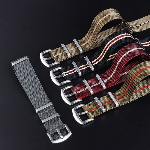 Military Style Nylon Watch Strap 18mm 20mm 22mm Canvas Band for Tudor Black Bay - Picture 3 of 16
