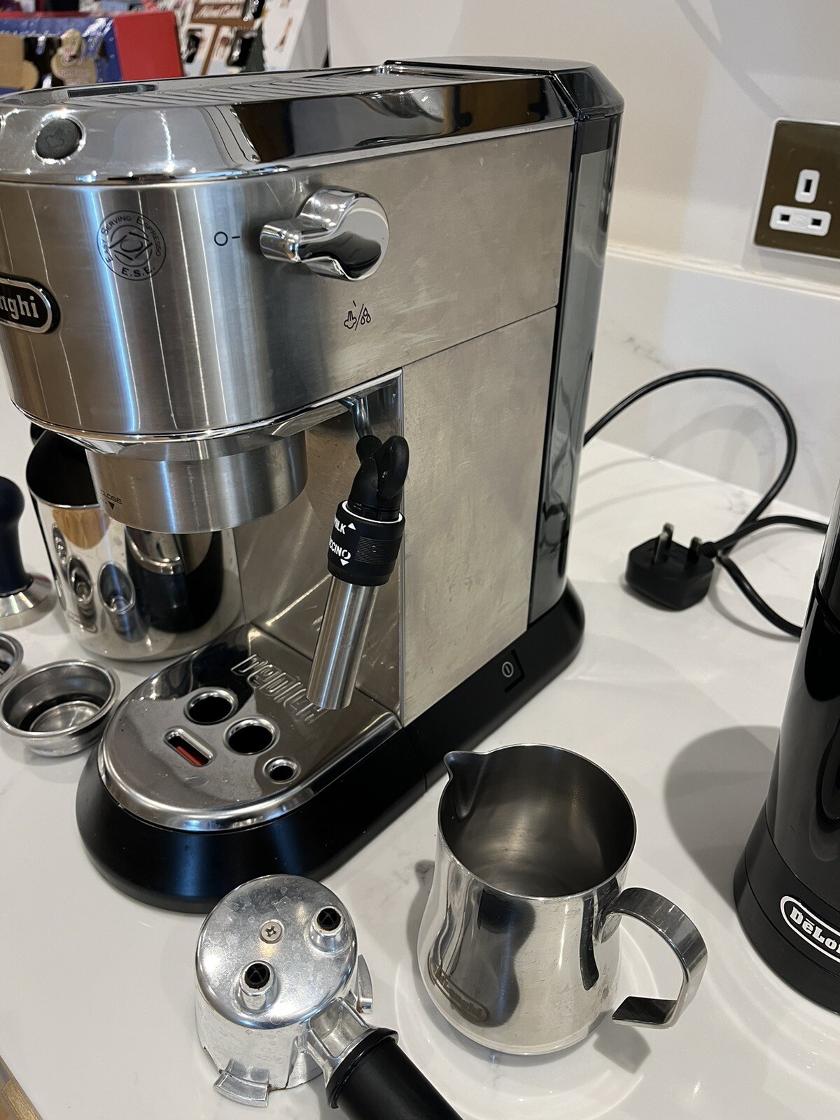 De'Longhi EC685 Dedica Espresso Coffee Machine Bundle Silver 8004399335219 eBay