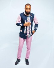 Men's 2 piece Matching Set Vintage Shirt  Pants - Free International Shipping