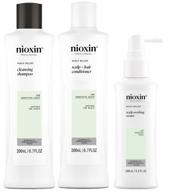 Nioxin Scalp Relief for Sensitive, Dry and Itchy Scalp Kit