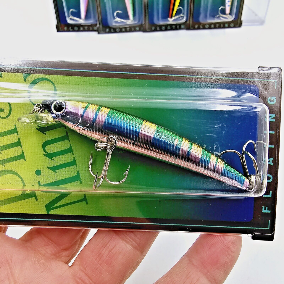 Yo-Zuri Unisex F1163-BT Spilli Minnow (F) 90mm 3-1/2, Multi, Taglia Unica