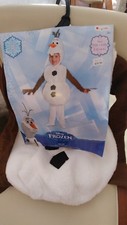 Halloween Disney Frozen Olaf Costume Child Large 4-6 New