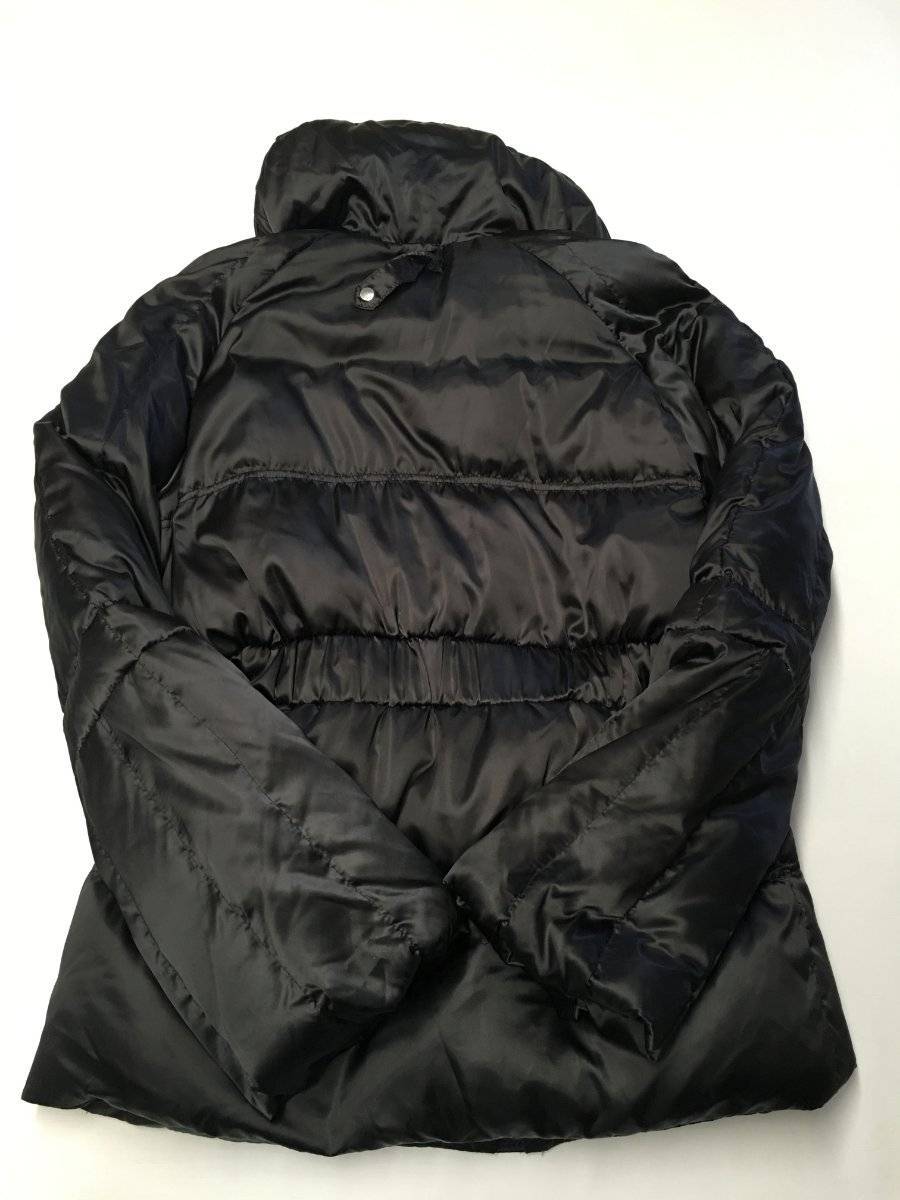 Womens ABS SILVER LABEL Black Feather Down Puffer Jacket Sz M eBay