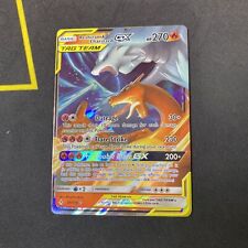 Carta Pokémon Reshiram e Charizard-GX (20/214) Ultra Rara Elos Inquebráveis  TCG Original