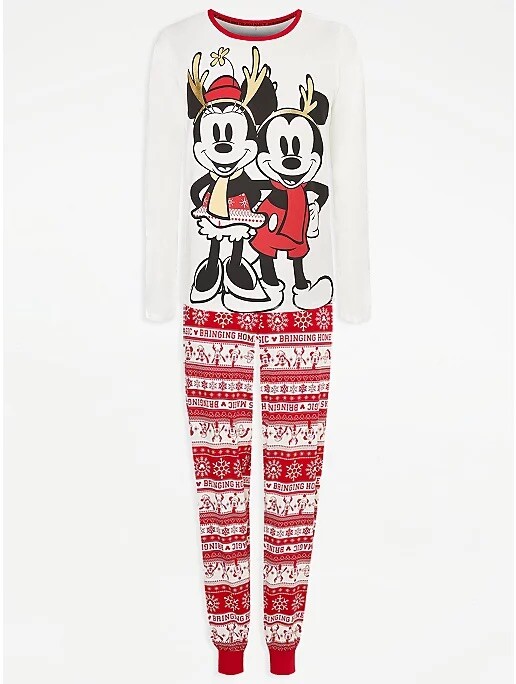 Minnie Mouse Primark Fair Isle Pyjamas Primark Girls Christmas