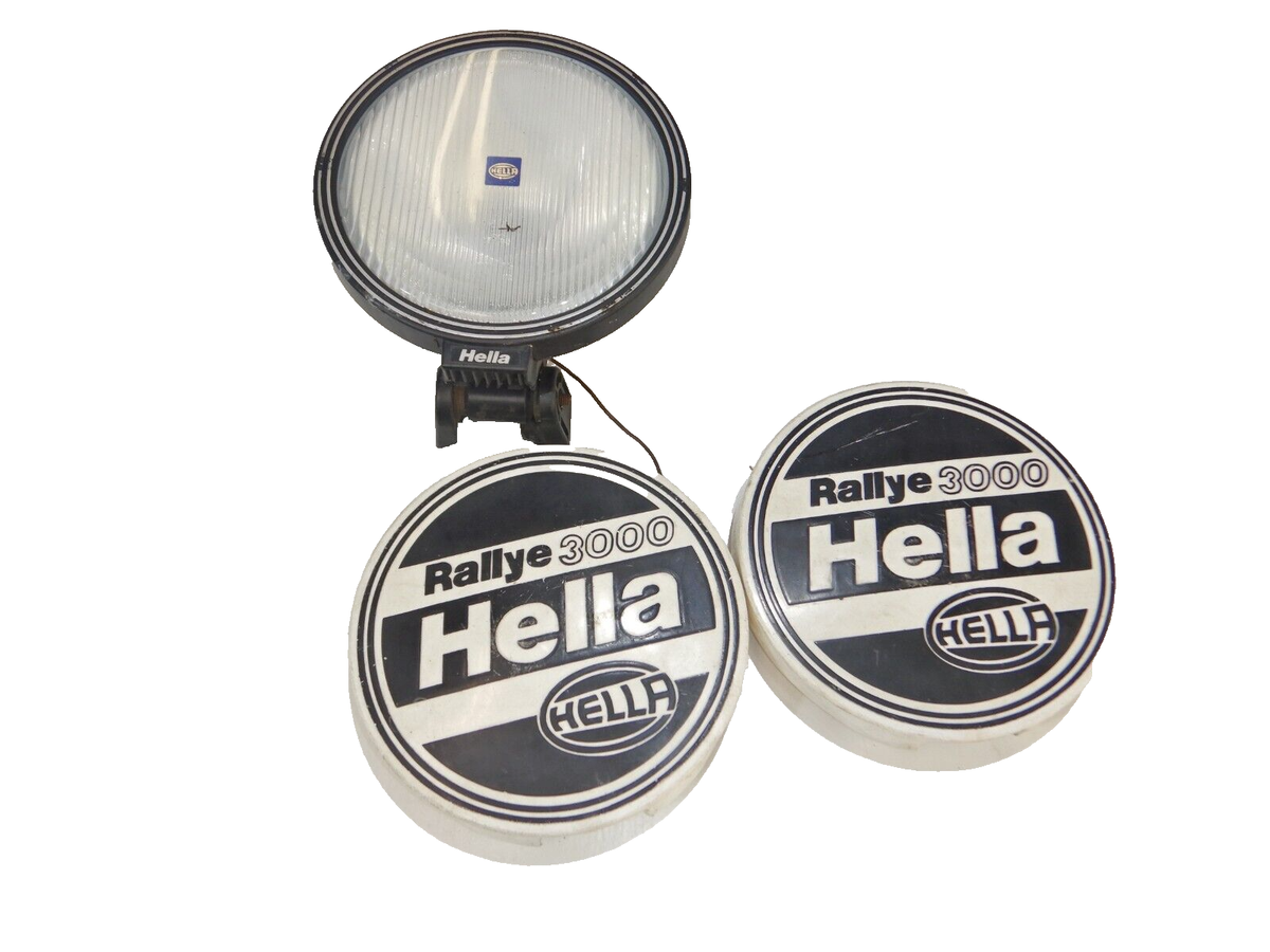Hella Rallye for Jeep Wrangler TJ YJ 87-06 Driving Lamp w/ Covers