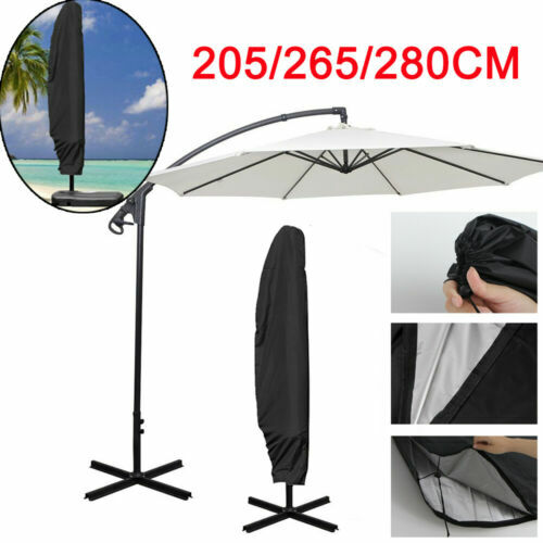 black sunbrella patio umbrella 10' Round Sunbrella Black and White Cabana Stripe Outdoor Patio Umbrella with Black Metal Frame