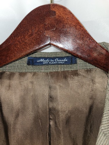 Mens 2 piece suit 44t, JP, Jean-PaulGermain Grey Plaid. - Picture 5 of 24