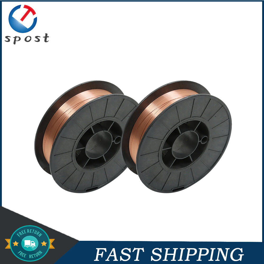ER70S-6 Steel Wire ER70S-6 Mig Welding Wire .030 (0.8mm) 2-lb Spool - Mild Steel Solid Core Wire For Welding 2lb Spool Welding Wire