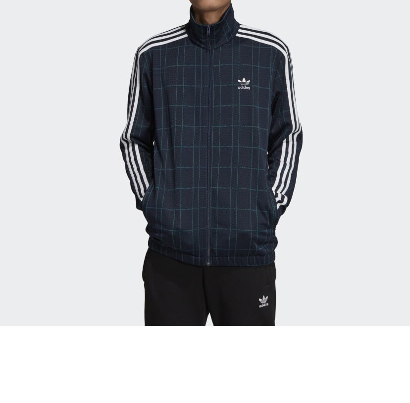 adidas Track Jacket Tartan Check　美品　レア Adidas Originals Tartan Track Jacket Collegiate Navy/White