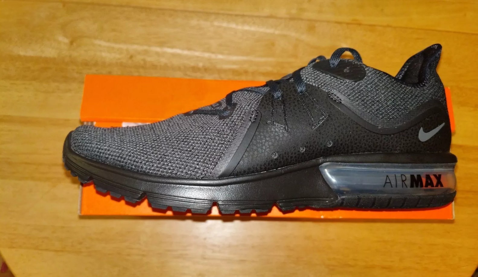nike air max sequent 3 mens black