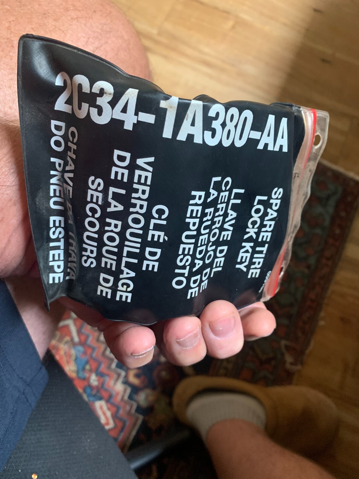 Ford F250F350 spare tire lock key 2c341a380aa eBay