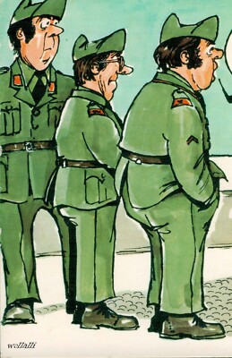 superrar ILLUSTRATEUR NAEF - CARTE HUMORISTIQUE - NR. 702 PHOTOGLOB, ZÜRICH 1977