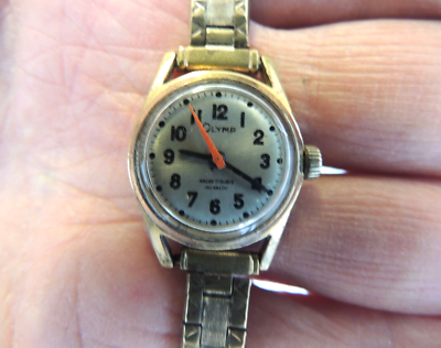 Montre Vintage Olymp Mécanique - 17 Rubis - Boîtier Doré 19mm - France Années 60 - Fonctionne (remontage Manuel)