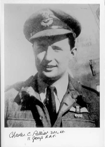 SPBB38 RAF Battle of Britain photo signed  WWII WW2 ace PALLISER DFC