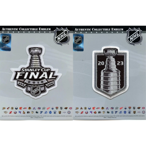 Parche de camiseta bordada de la Copa Stanley 2023 y 2018 de la NHL Las Vegas Golden Knights Co - Imagen 1 de 4