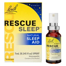 Bach RESCUE SLEEP Spray Natural Sleep Aid 0.245 fl oz 7mL