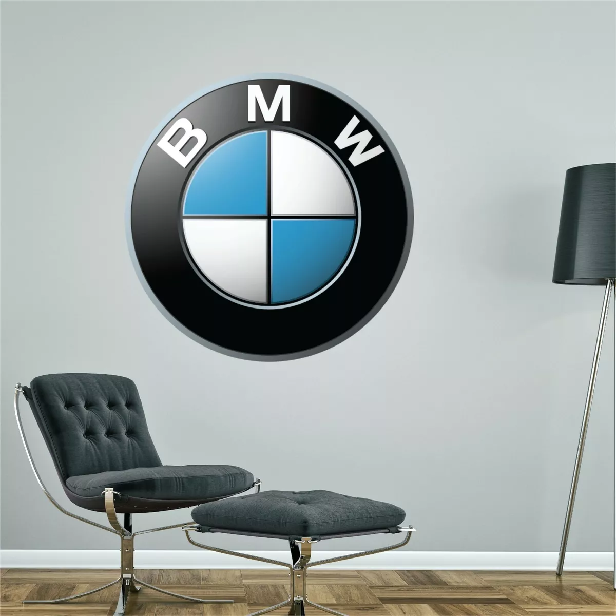 BMW Logo Wall Sticker Bedroom Art Decal Mural car graphic