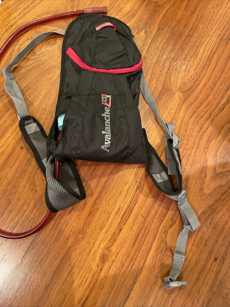 Avalanche Hydration Pack With Bladder Black Camping Hiking | eBay