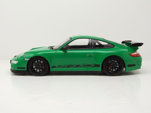 Porsche 911 GT3 Rs 2007 Verde Coche a Escala 1:18 Minichamps - Imagen 3 de 9