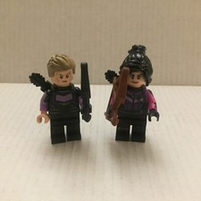 Official Lego Marvel Hawkeye & Kate Bishop Minifigures