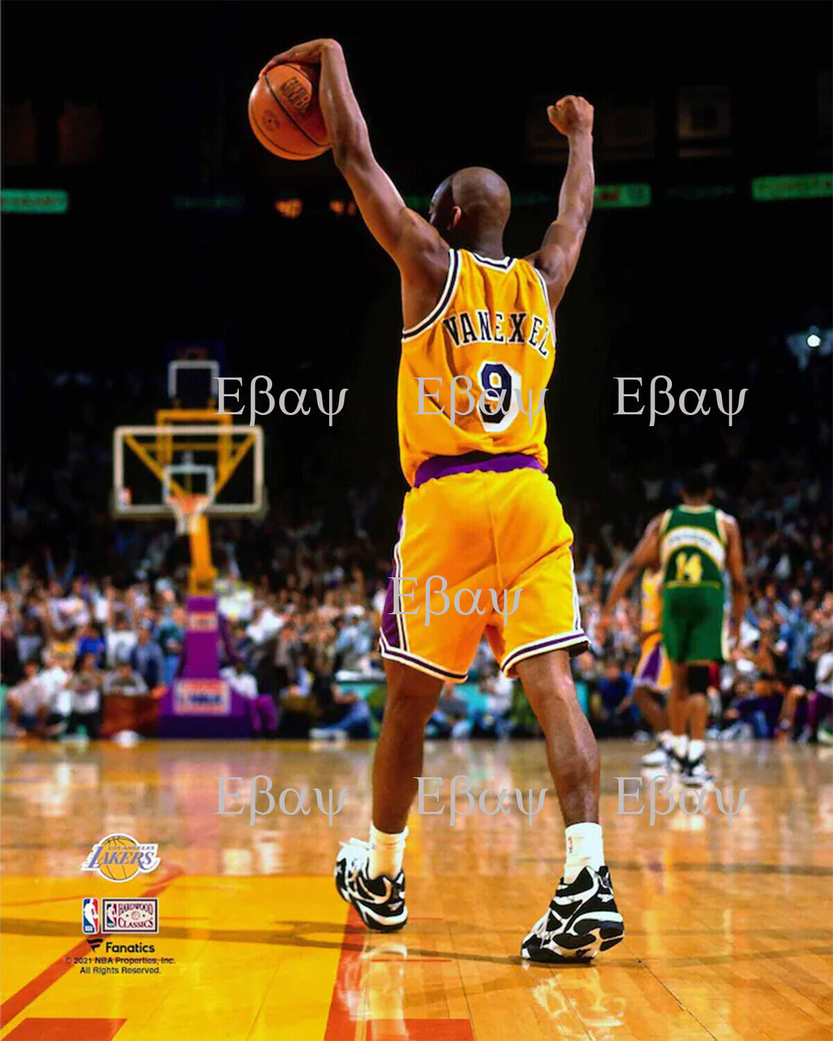 Nick Van Exel Los Angeles Lakers Fanatics Authentic Unsigned