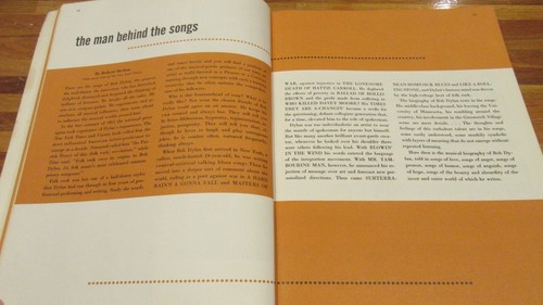 Bob Dylan Song Book ~ Warner Brothers Publications 1965 Voice piano HERE in MELB - Picture 9 of 12